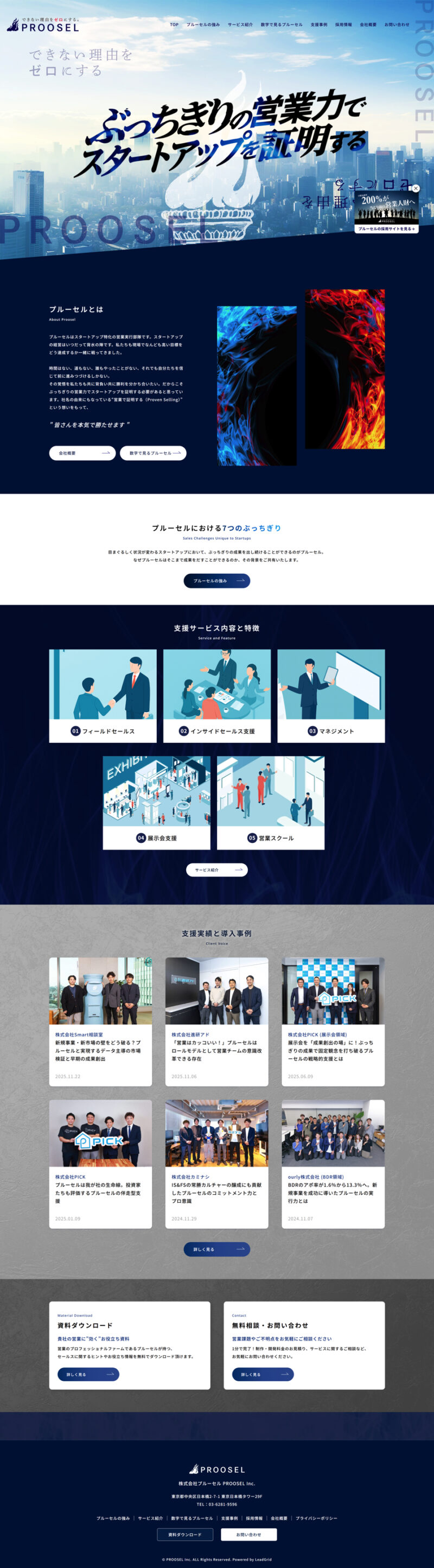 プルーセル コーポレートサイト